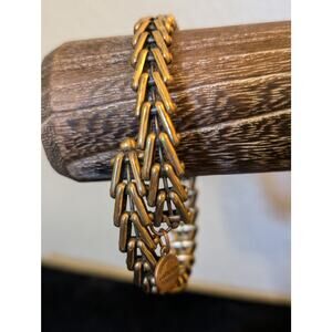 Alex and Ani Vintage 64 Gypsy Wrap Rafaelian Bronzed Gold Tone Wire Bracelet
